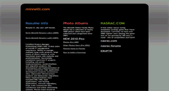Desktop Screenshot of minnelli.com